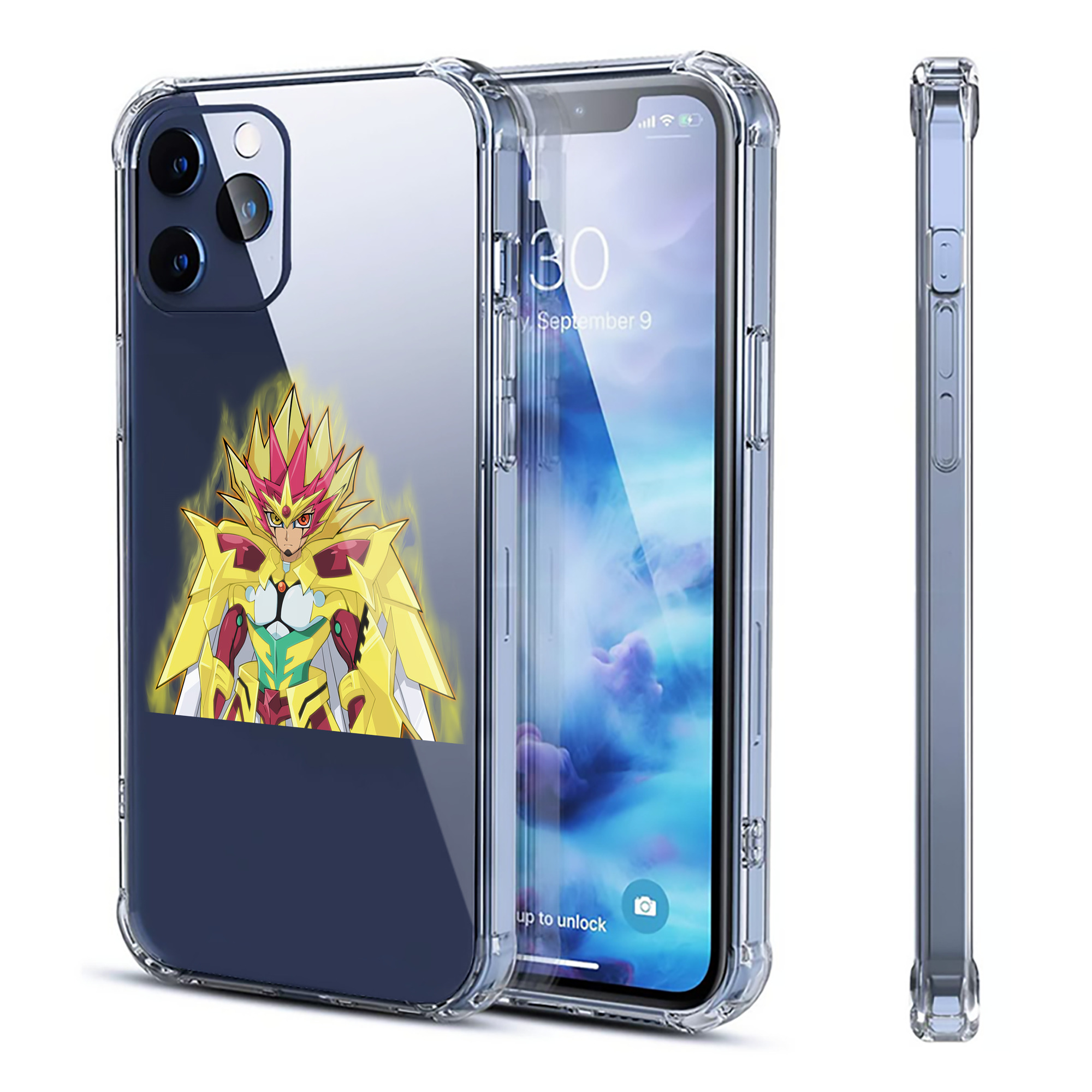 （画像用） 遊☆戯☆王 Yu-Gi-Oh! 【iPhone 12シリーズ対応】透明スマホケース（クリアソフトケース）